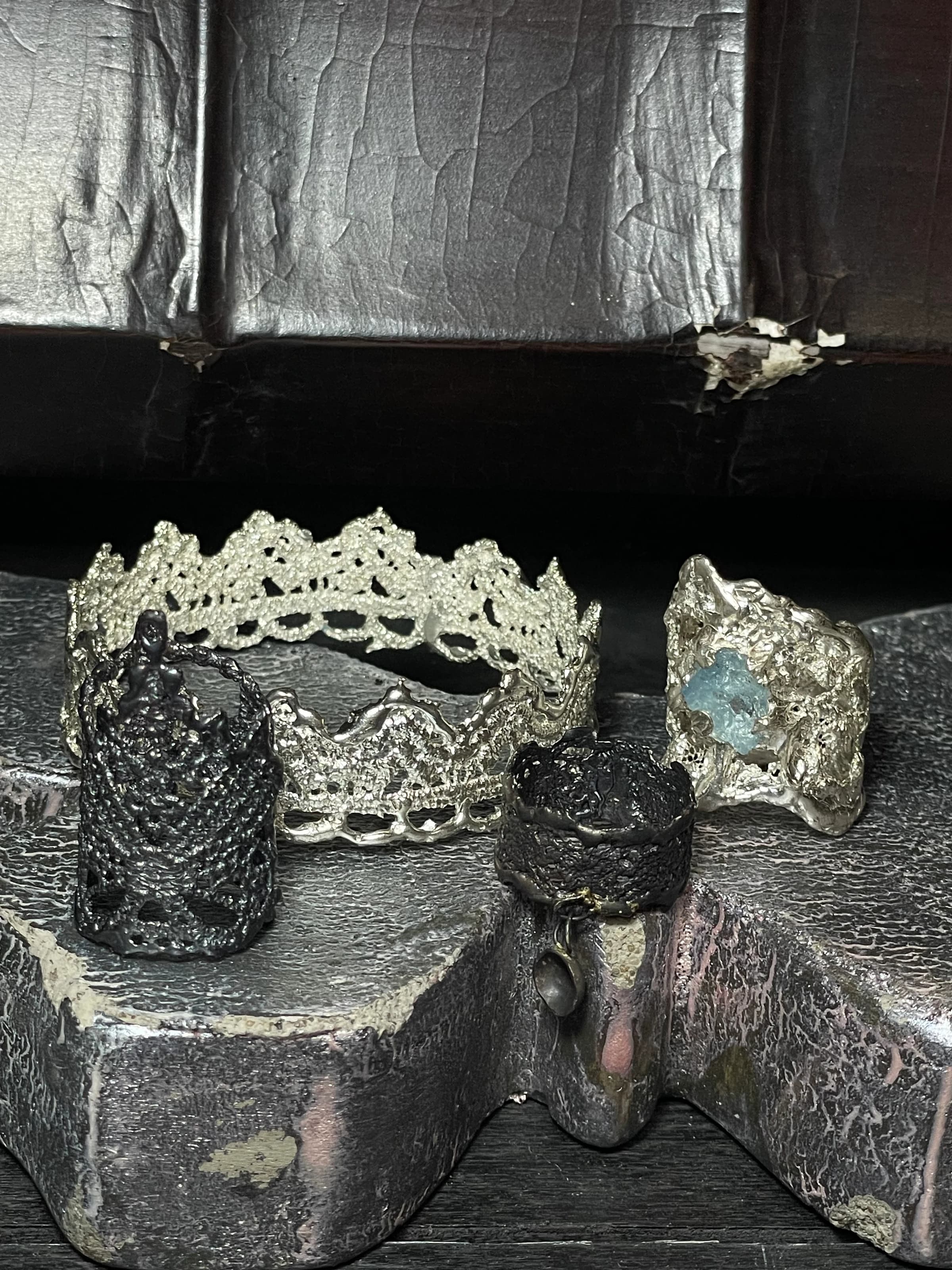 Lace Ring, Lace Bangle