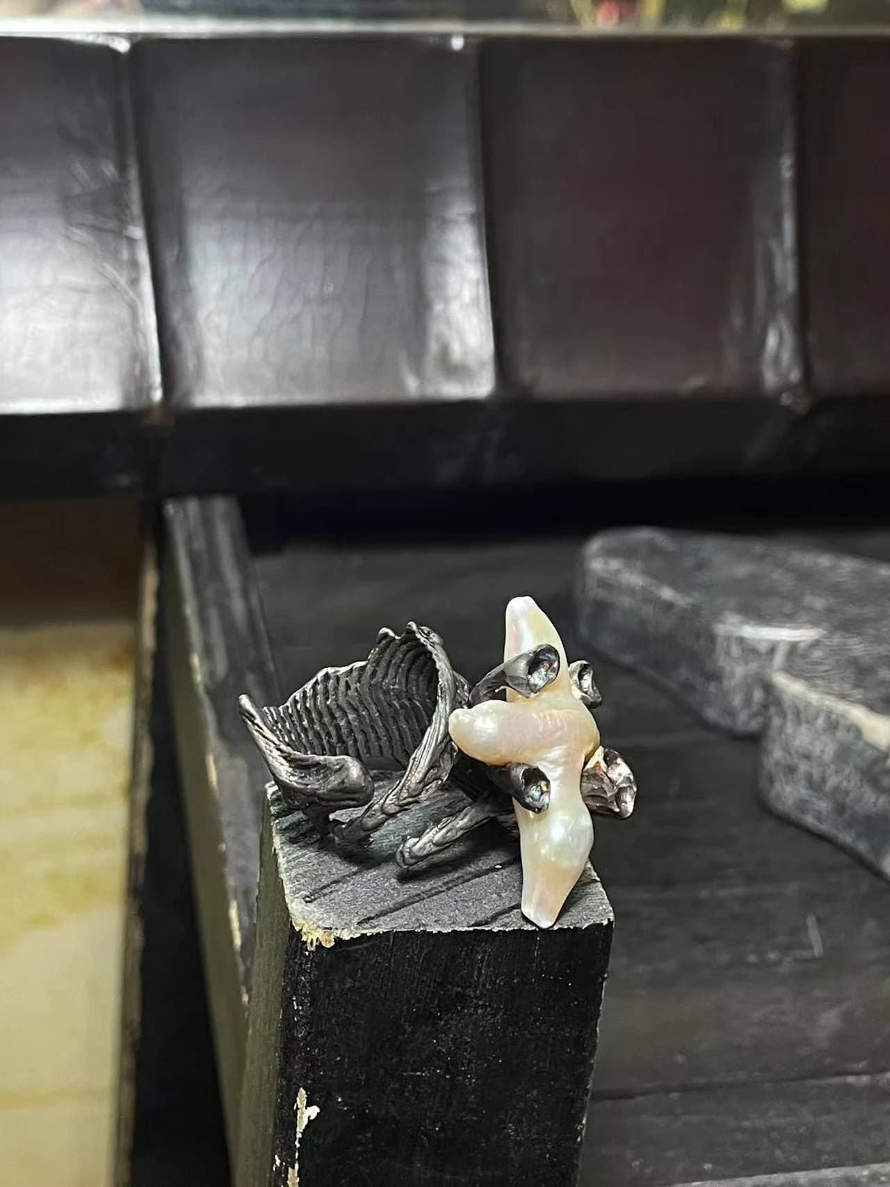 Baroque Pearl Ring