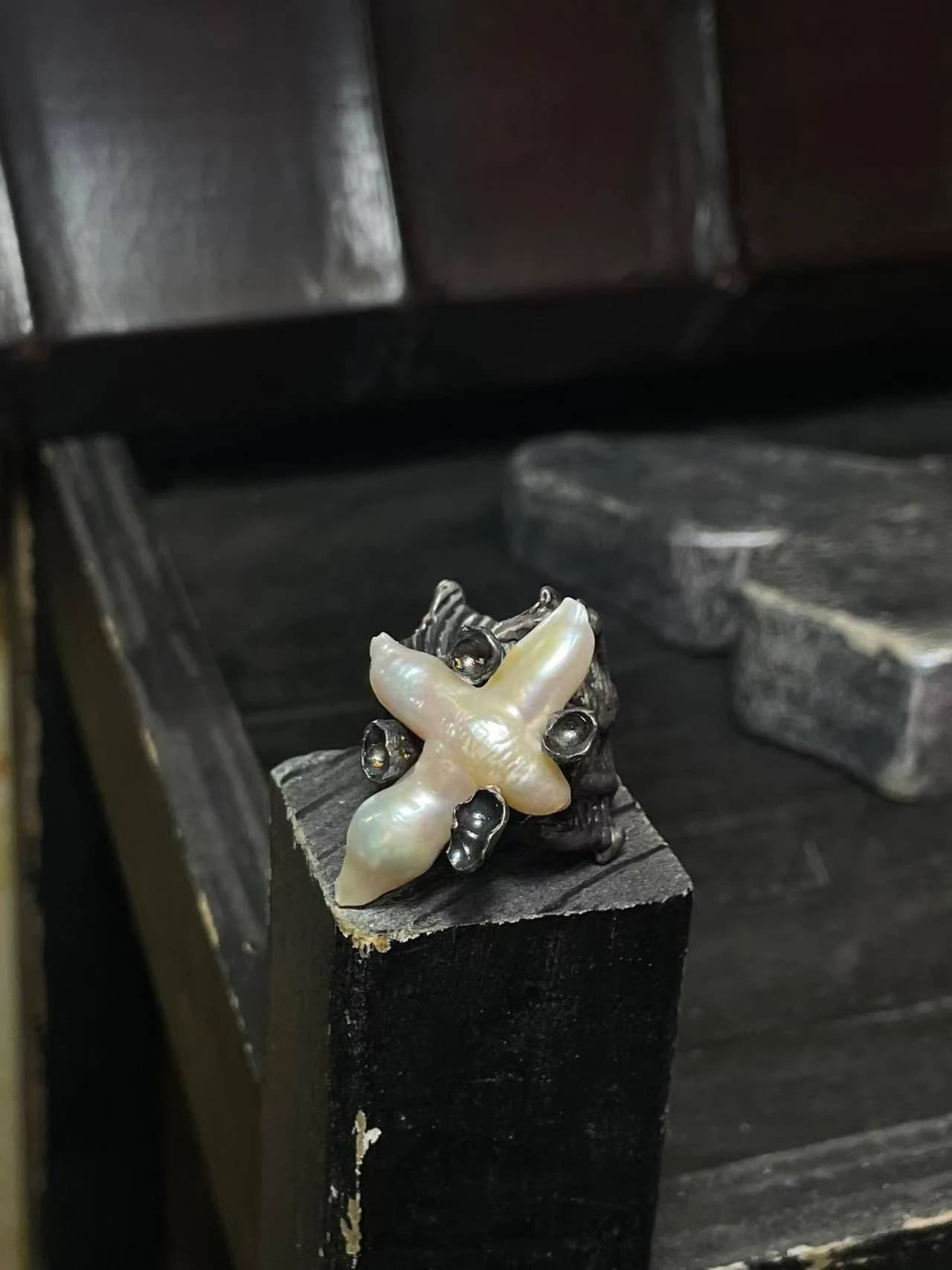 Baroque Pearl Ring